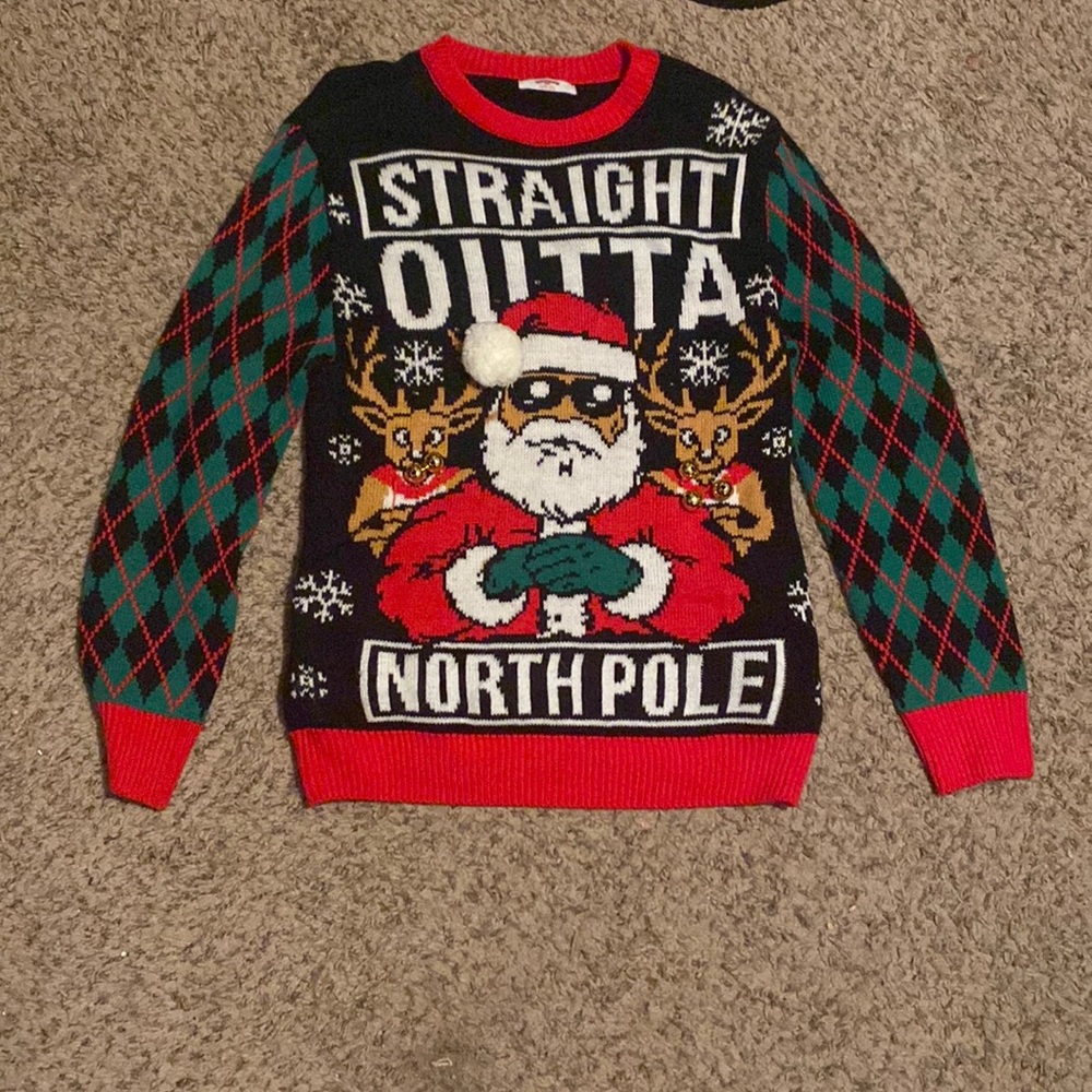 Ugly Christmas sweater.